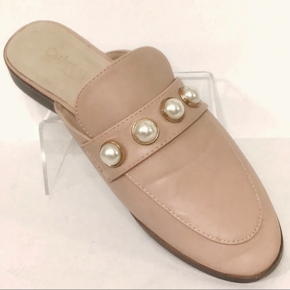Catherine Malandrino Pearl Studded Mules - Picture 7 of 8